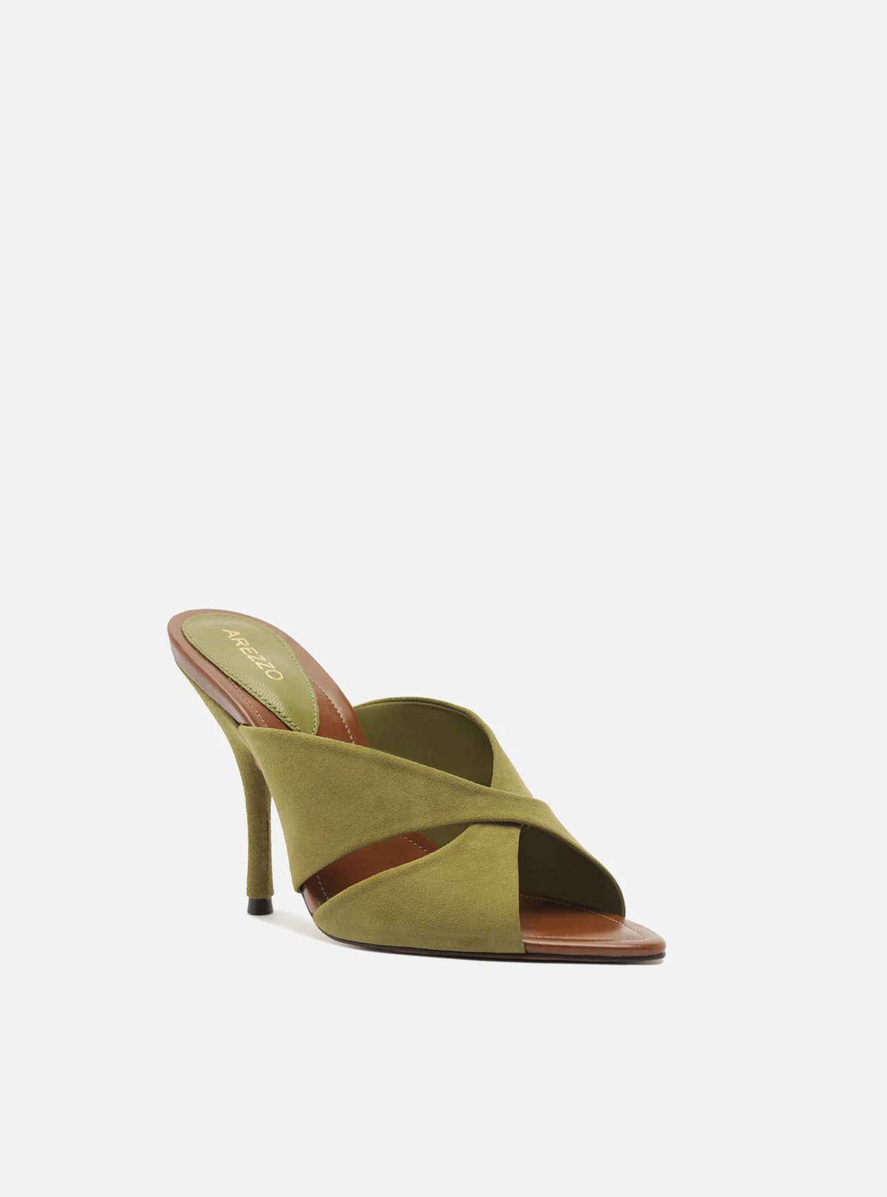 Amelia High Stiletto Leather Mule - Image 2