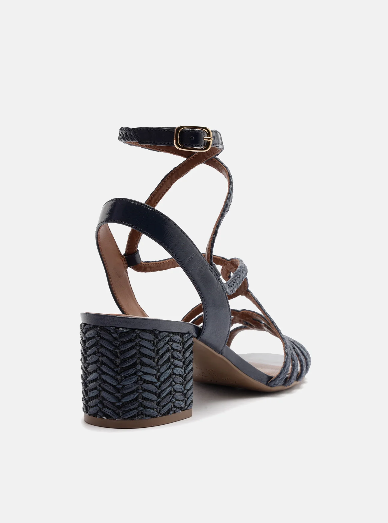 Aria Mid Block Synthetic Sandal - Image 4