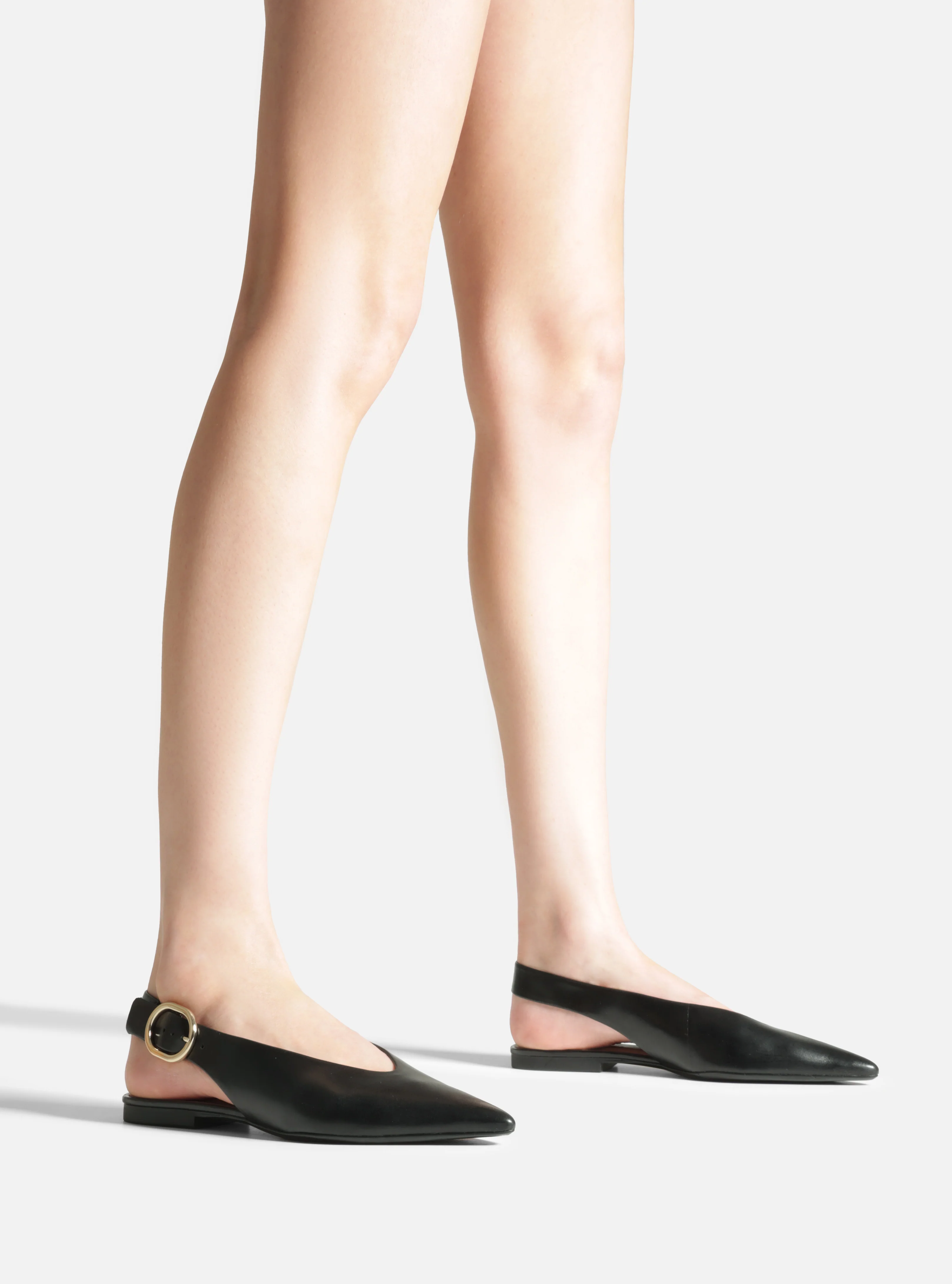 Atlas Ballet Leather Flat - Image 4