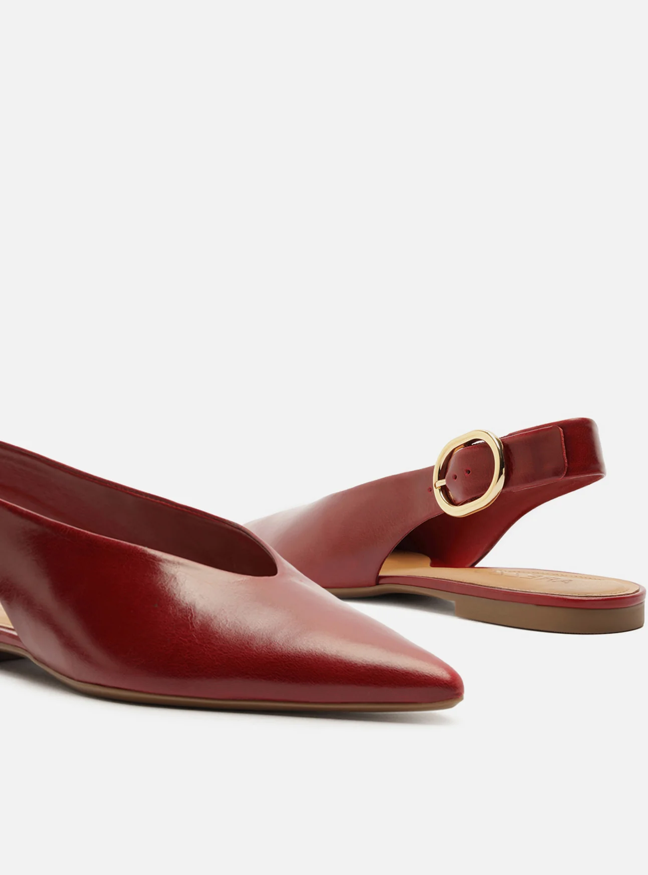 Atlas Ballet Leather Flat - Image 3
