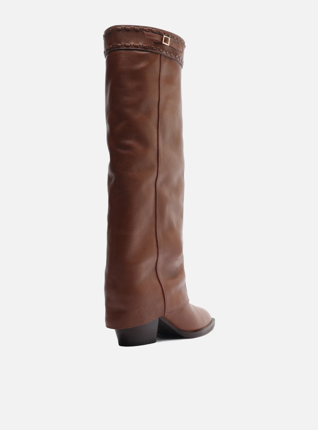Beatrice Mid Block Leather Boot - Image 4