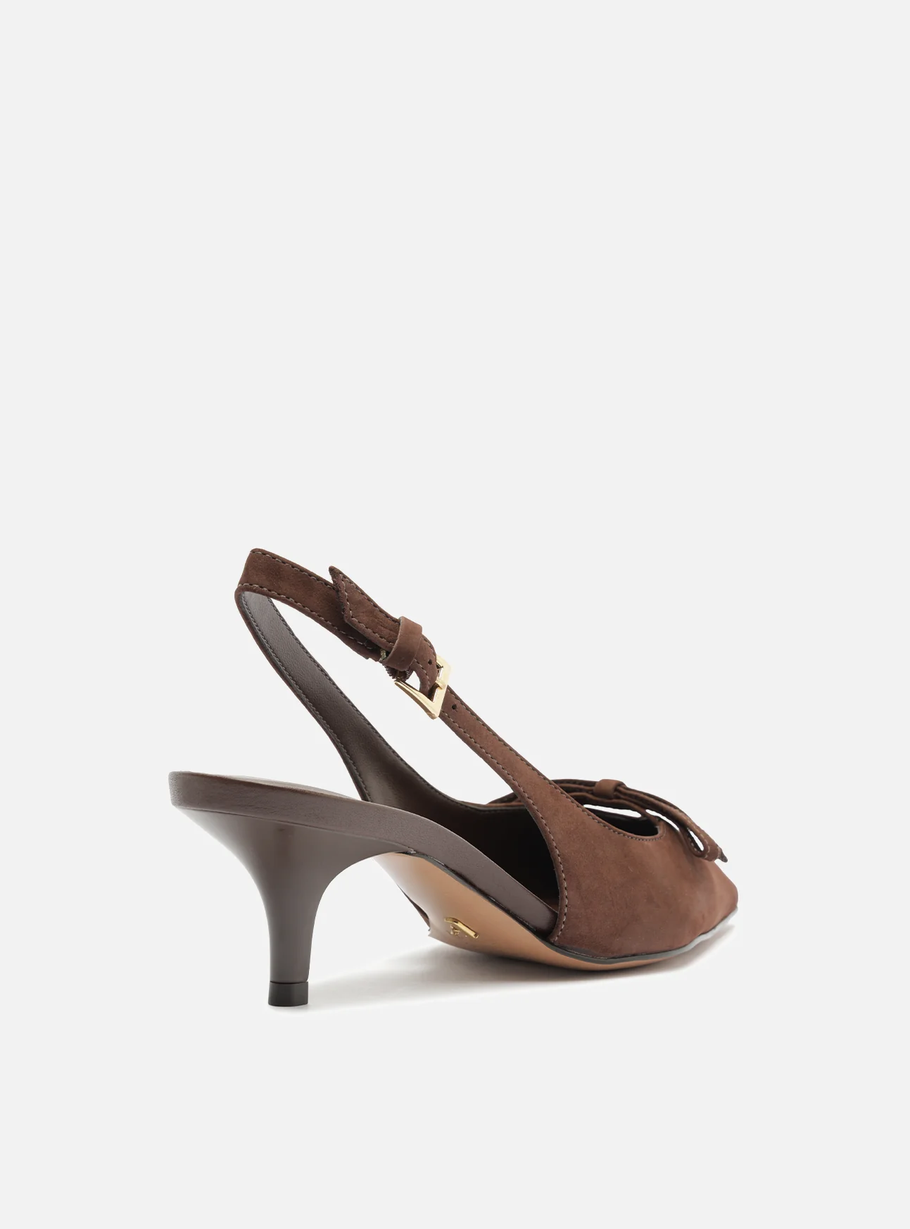 Bowie Mid Stiletto Suede Pump - Image 6