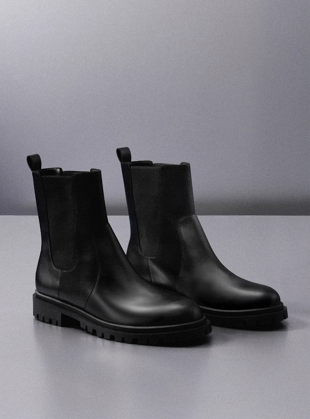 Brandy Low Block Leather Boot - Image 5