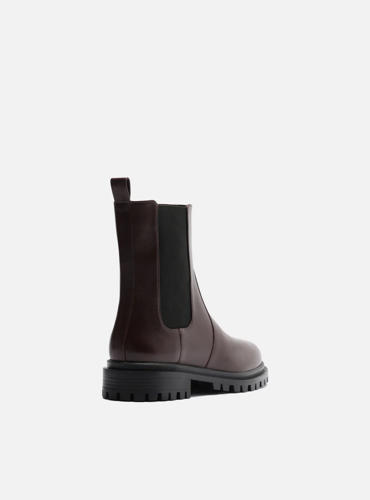 Brandy Low Block Leather Boot - Image 3