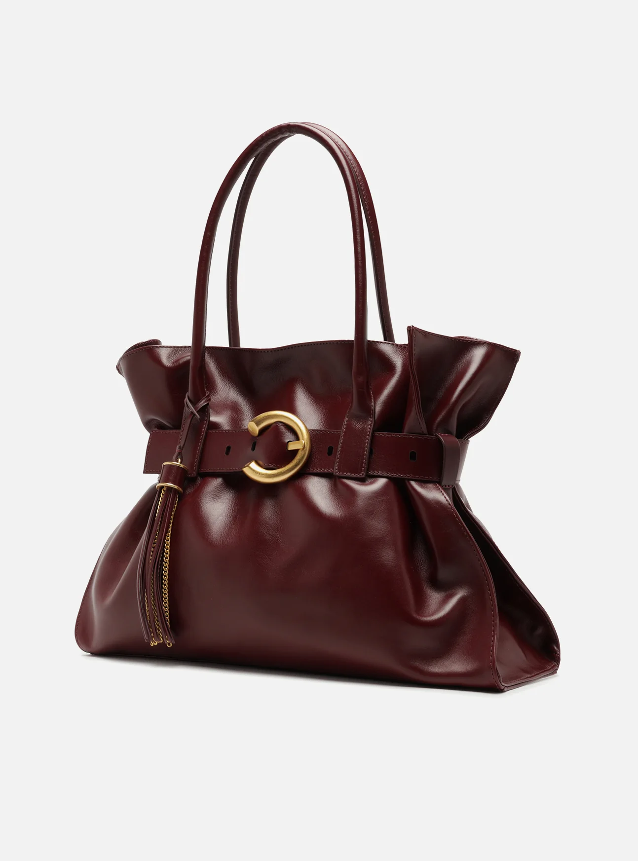 Rivera Large Leather Shopping Bag - Image 4