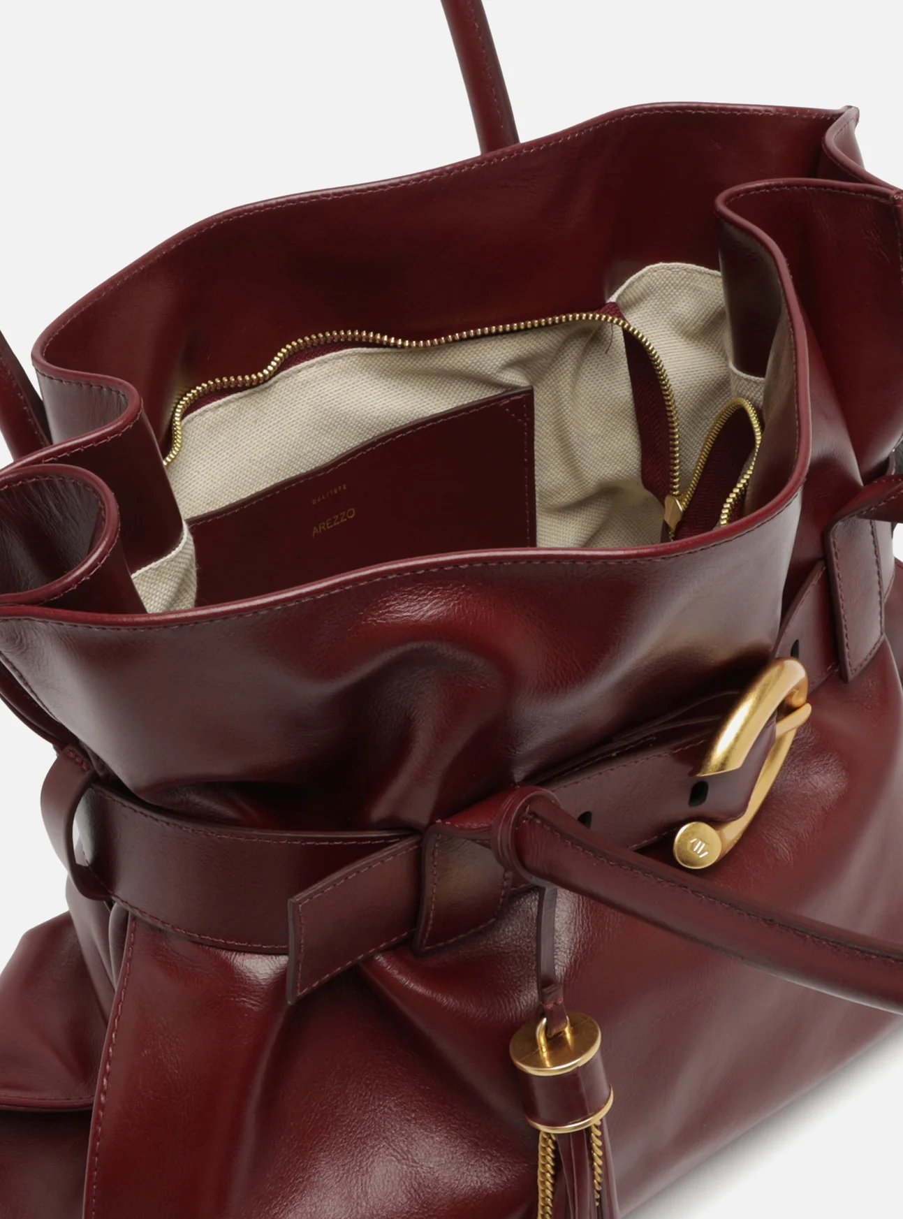 Rivera Large Leather Shopping Bag - Image 5