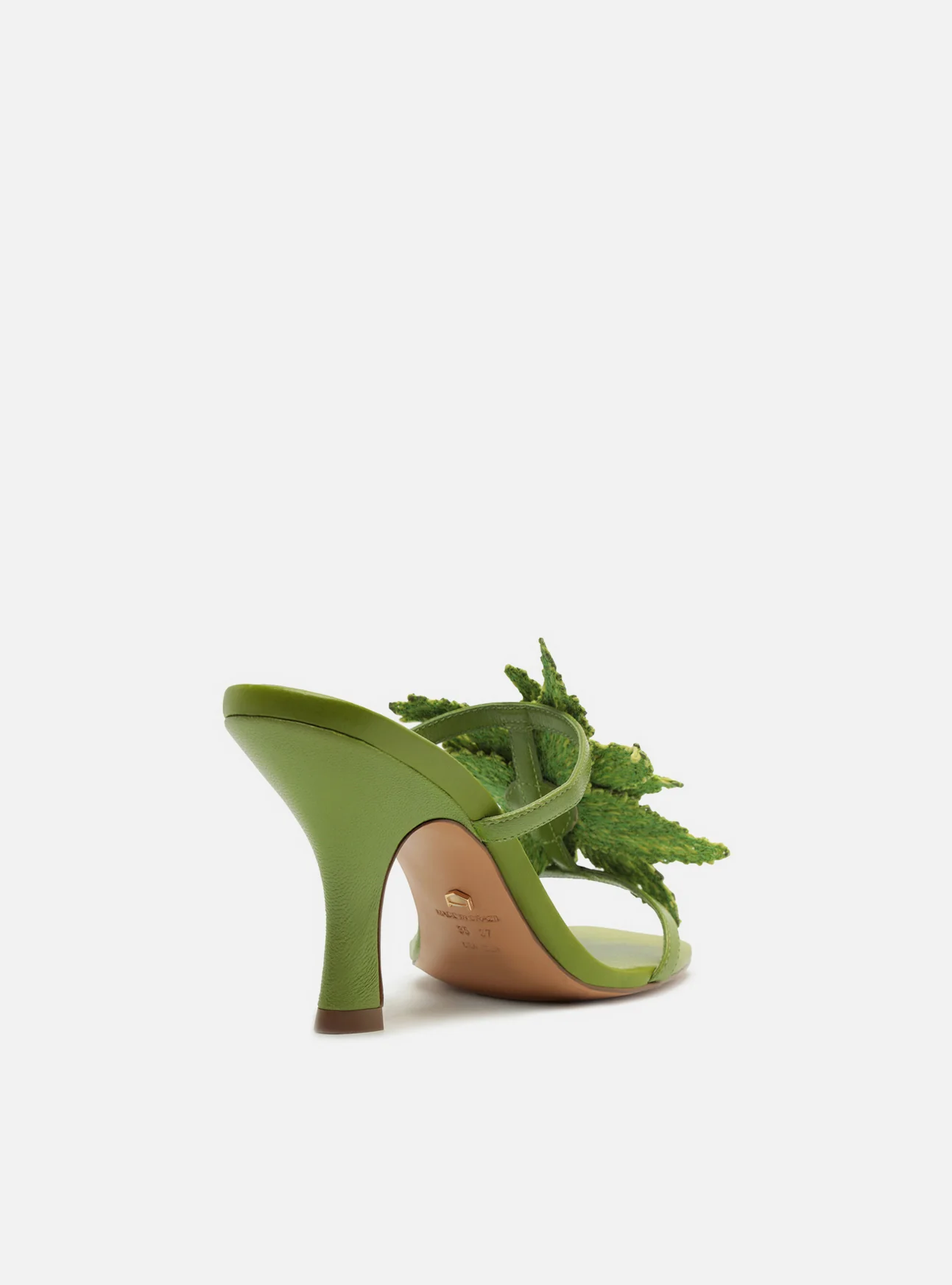 Cali High Stiletto Leather Sandal - Image 3