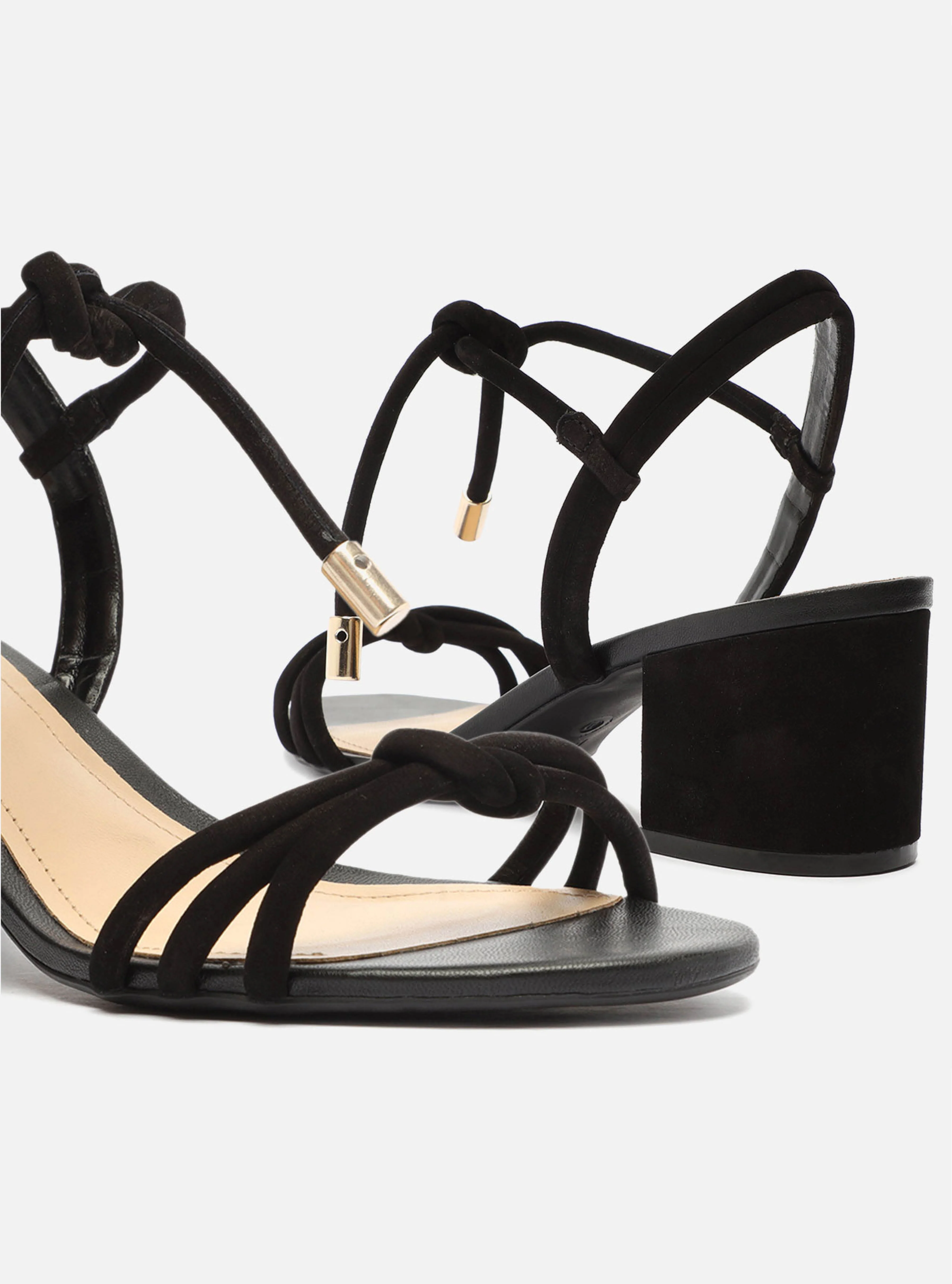 Camila Leather Block Sandal - Image 3