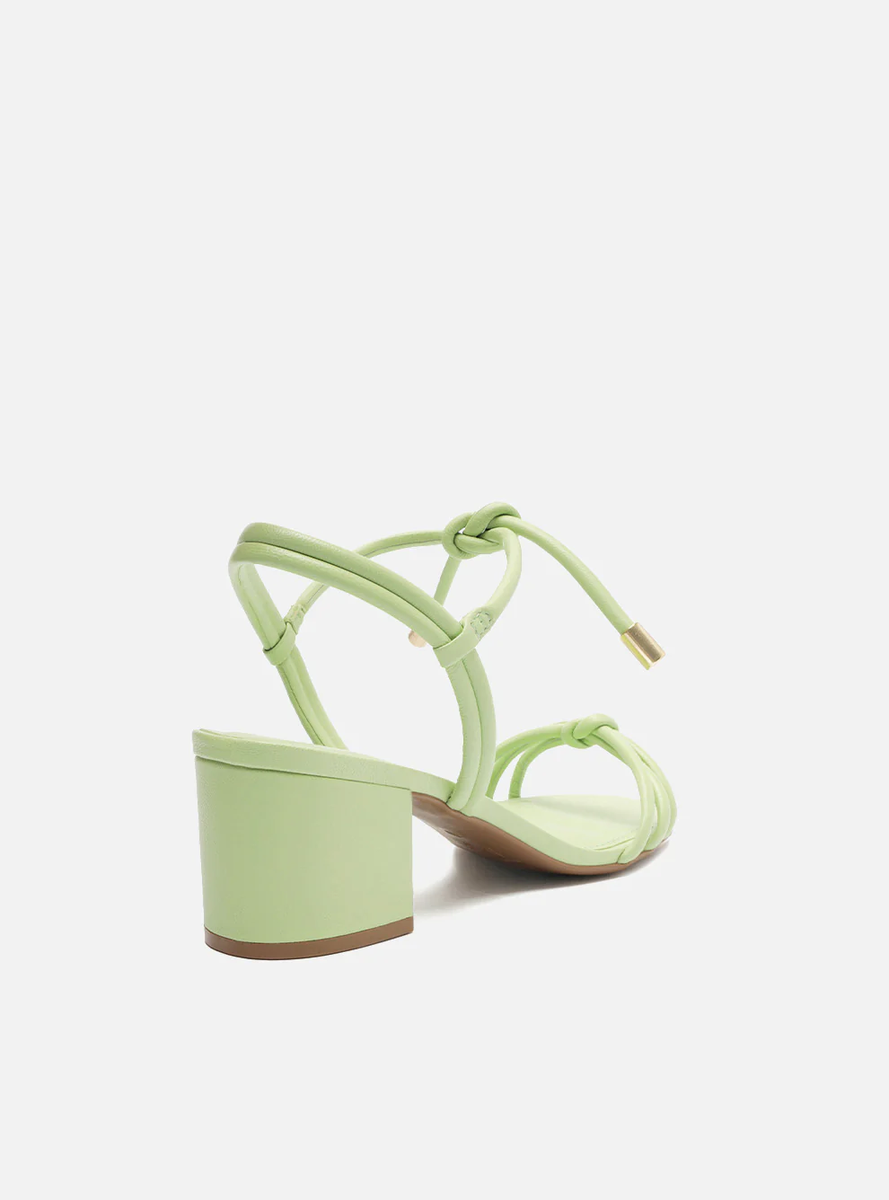 Camila  Leather Block Sandal - Image 3
