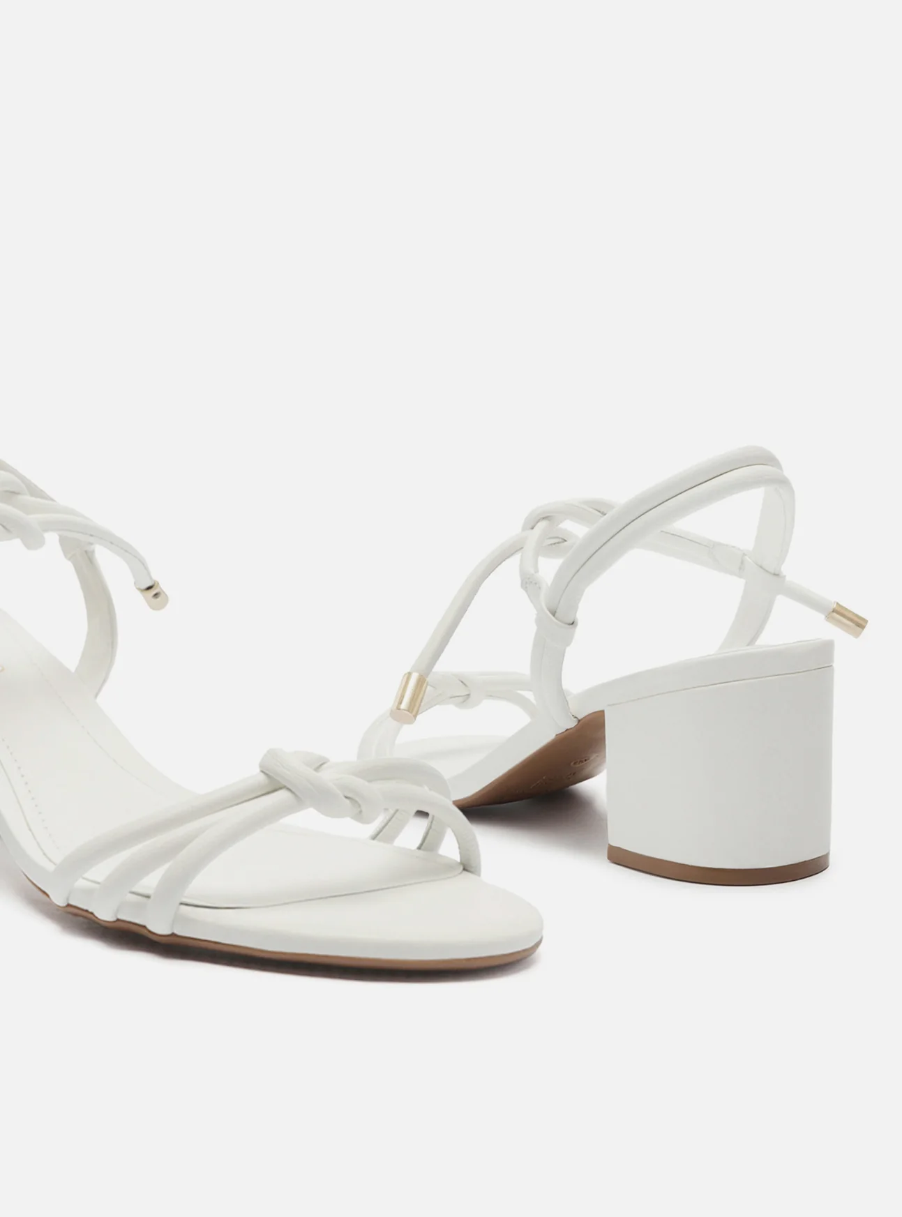 Camila Leather Block Sandal - Image 4