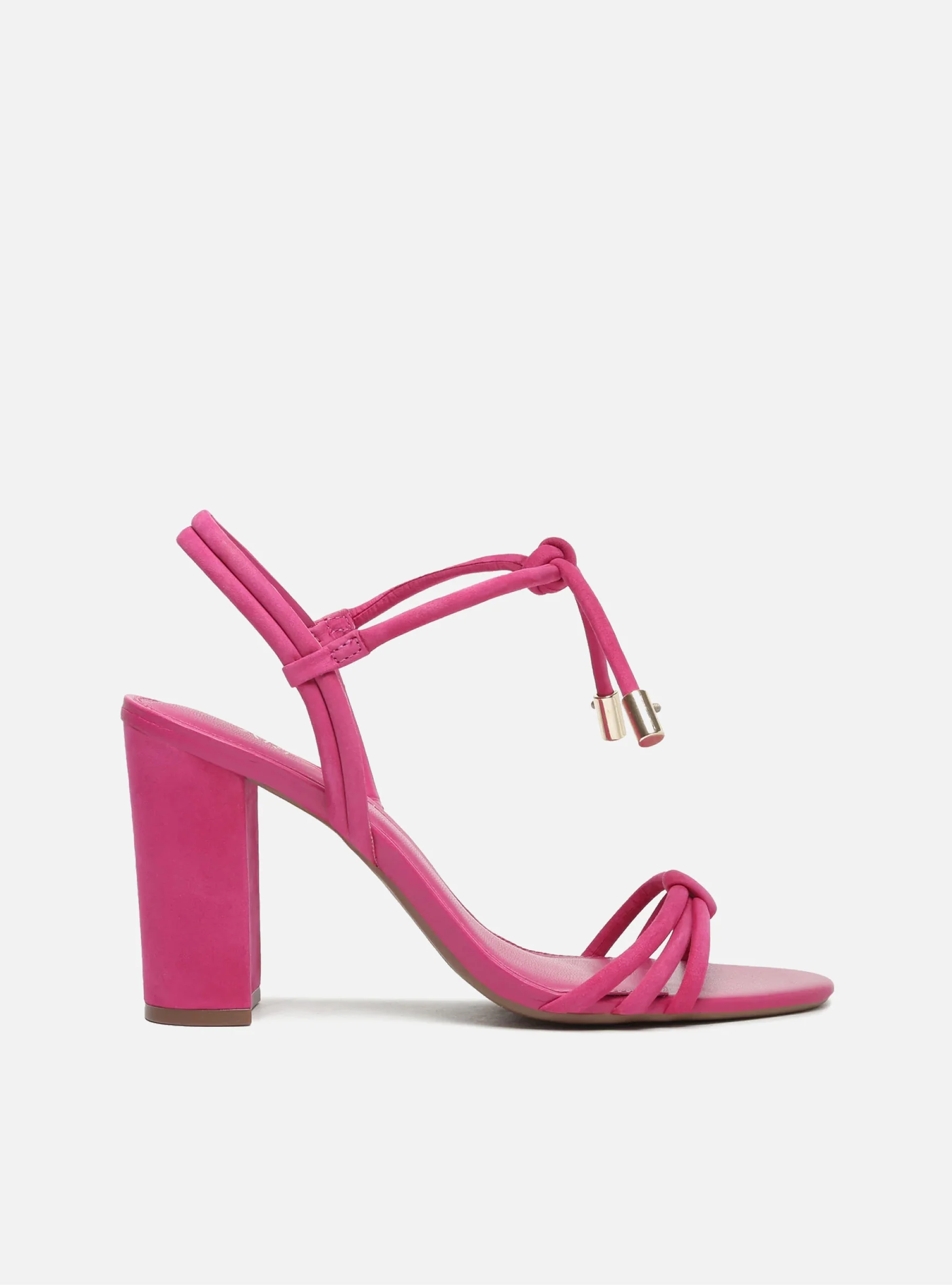 Camila Leather Block Sandal