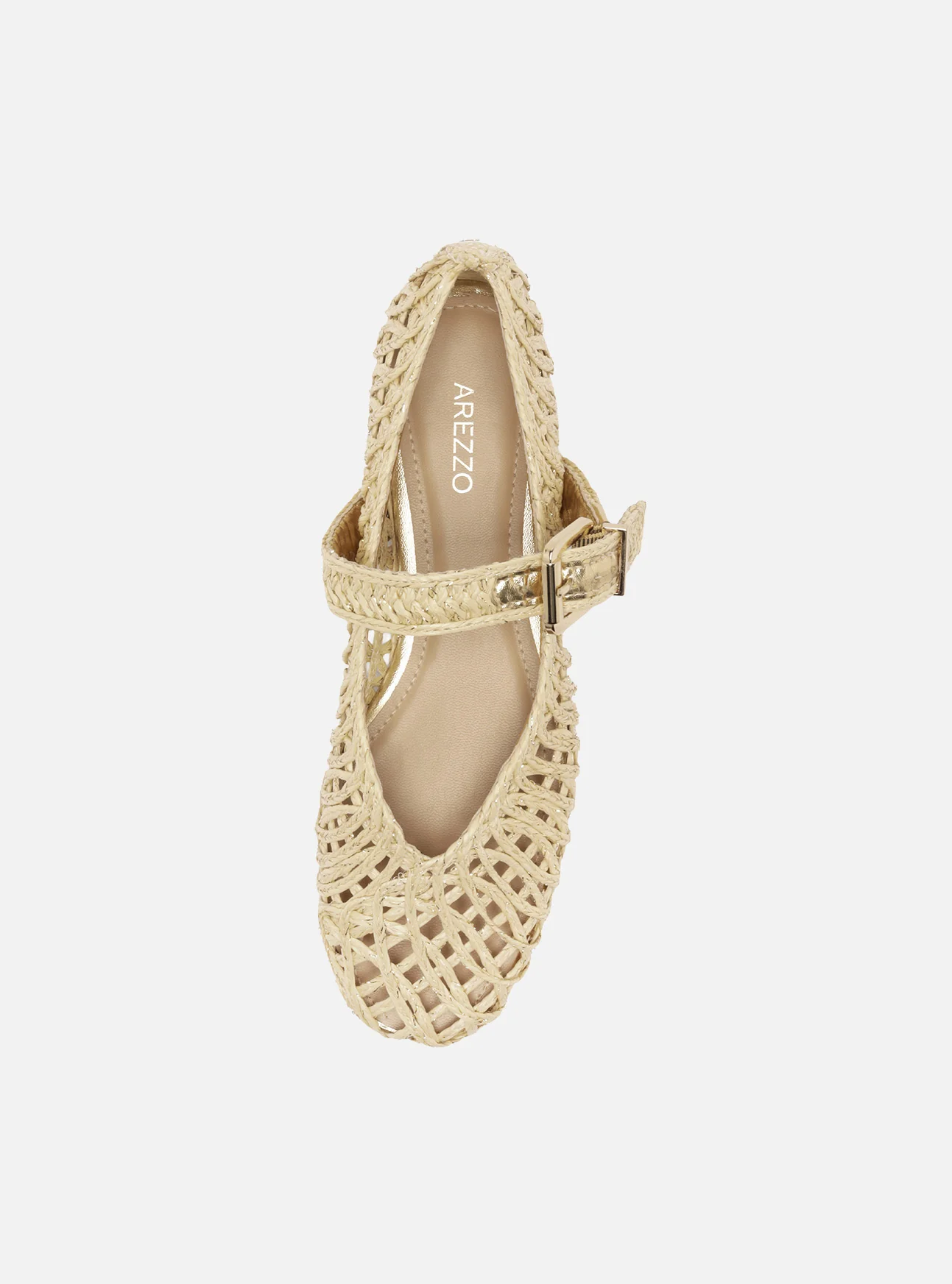 Ciara Ballet Fabric Flat - Image 3