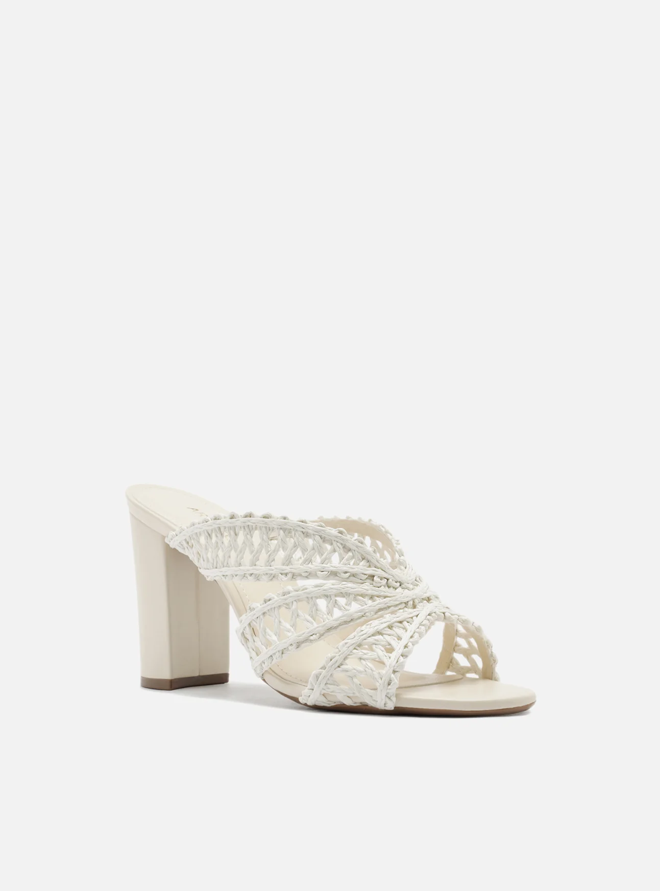 Ciara High Block Fabric Sandal - Image 3