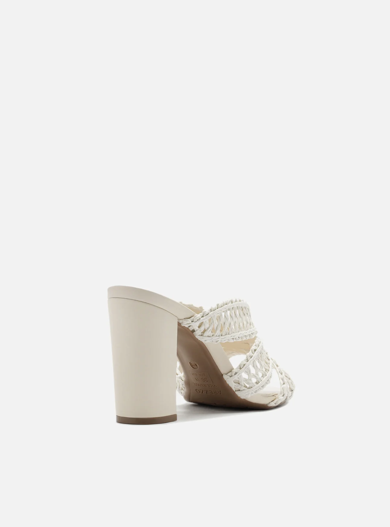 Ciara High Block Fabric Sandal - Image 4
