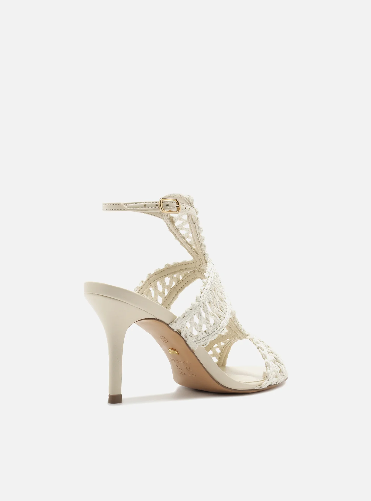 Ciara High Stiletto Fabric Sandal - Image 4