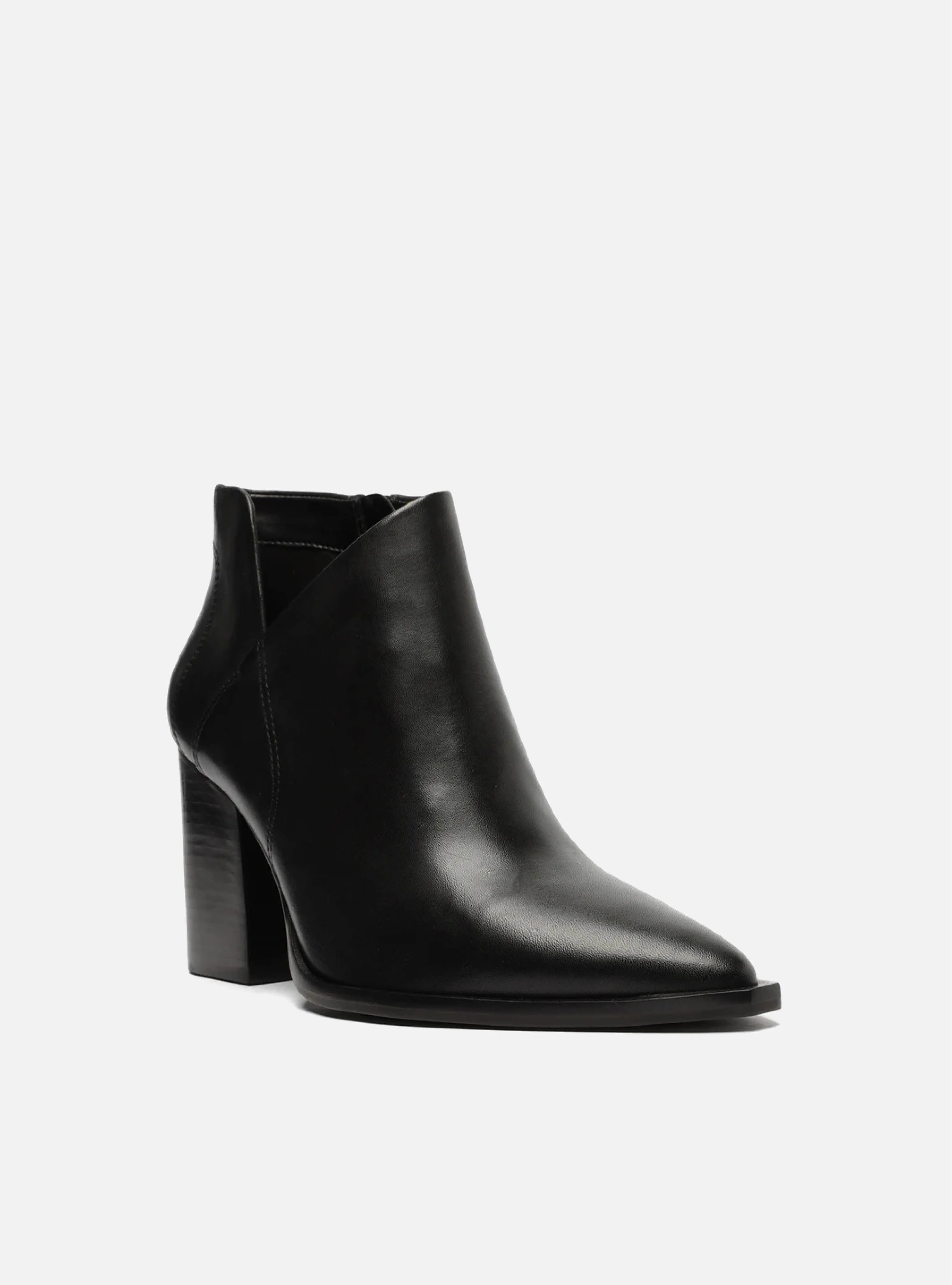 Cora Leather Block Bootie - Image 2
