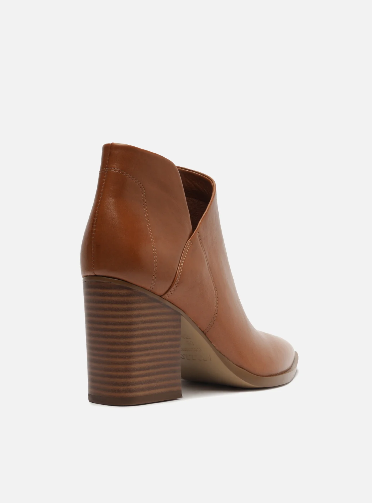 Cora Leather Block Ankle Boot - Image 3