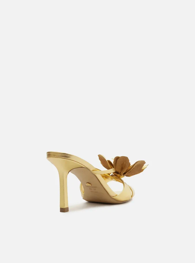 Daisy Leather Stiletto Sandal - Image 4