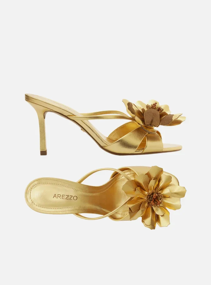 Daisy Leather Stiletto Sandal - Image 7