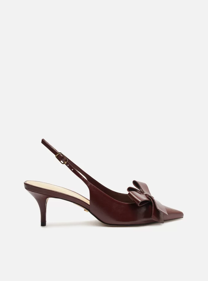 Eliza Leather Stiletto Pump