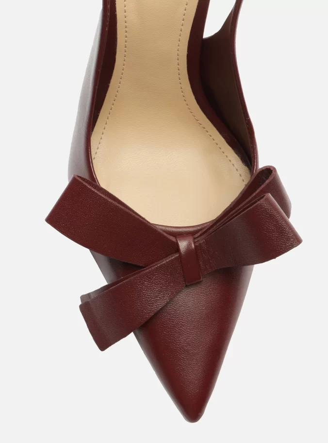 Eliza Leather Stiletto Pump - Image 5