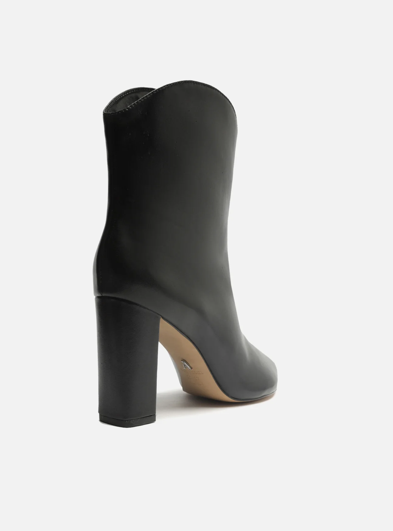 Ellie Leather Block Boot - Image 4