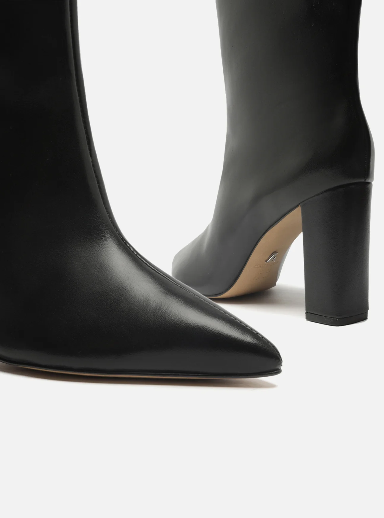 Ellie Leather Block Boot - Image 5