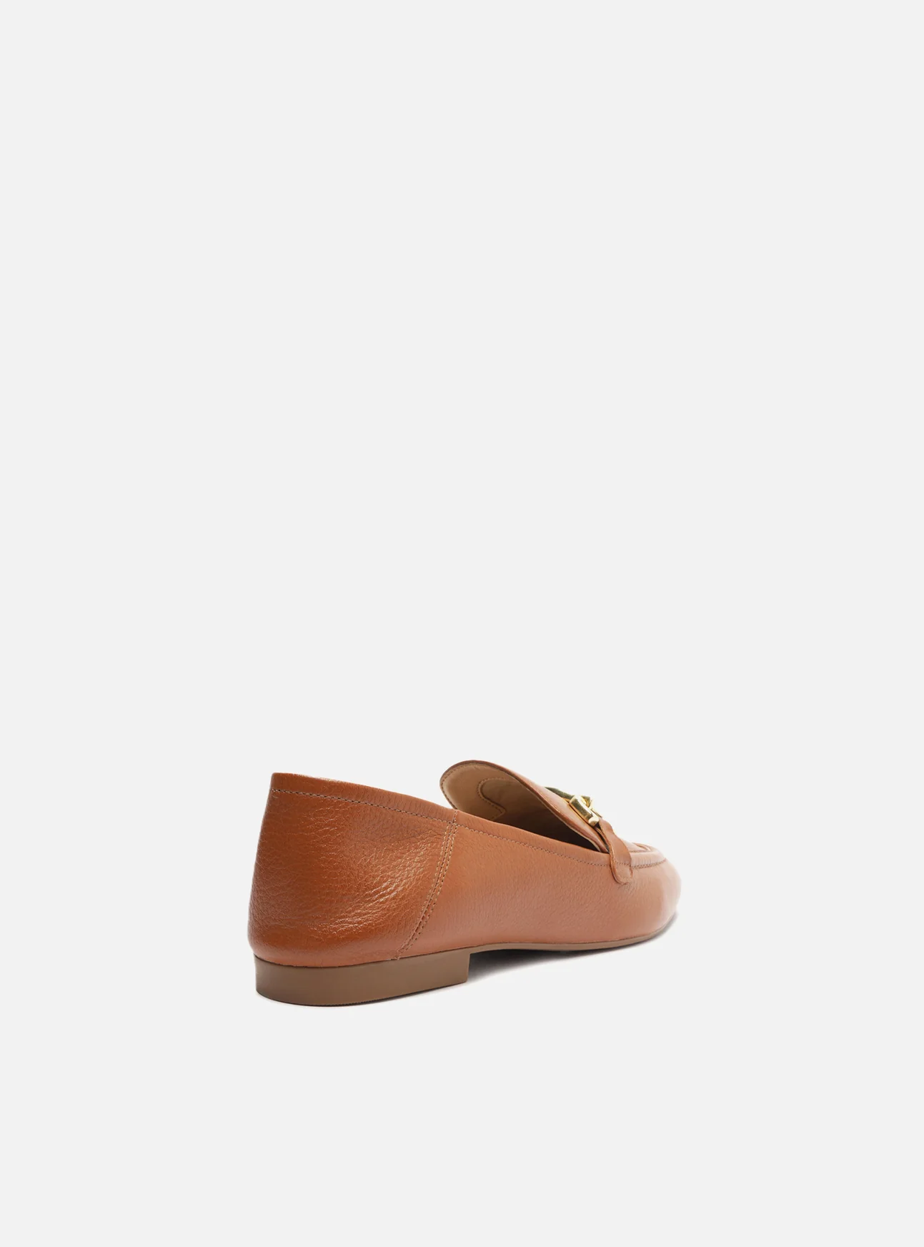 Emma Brown Leather Loafer - Image 3