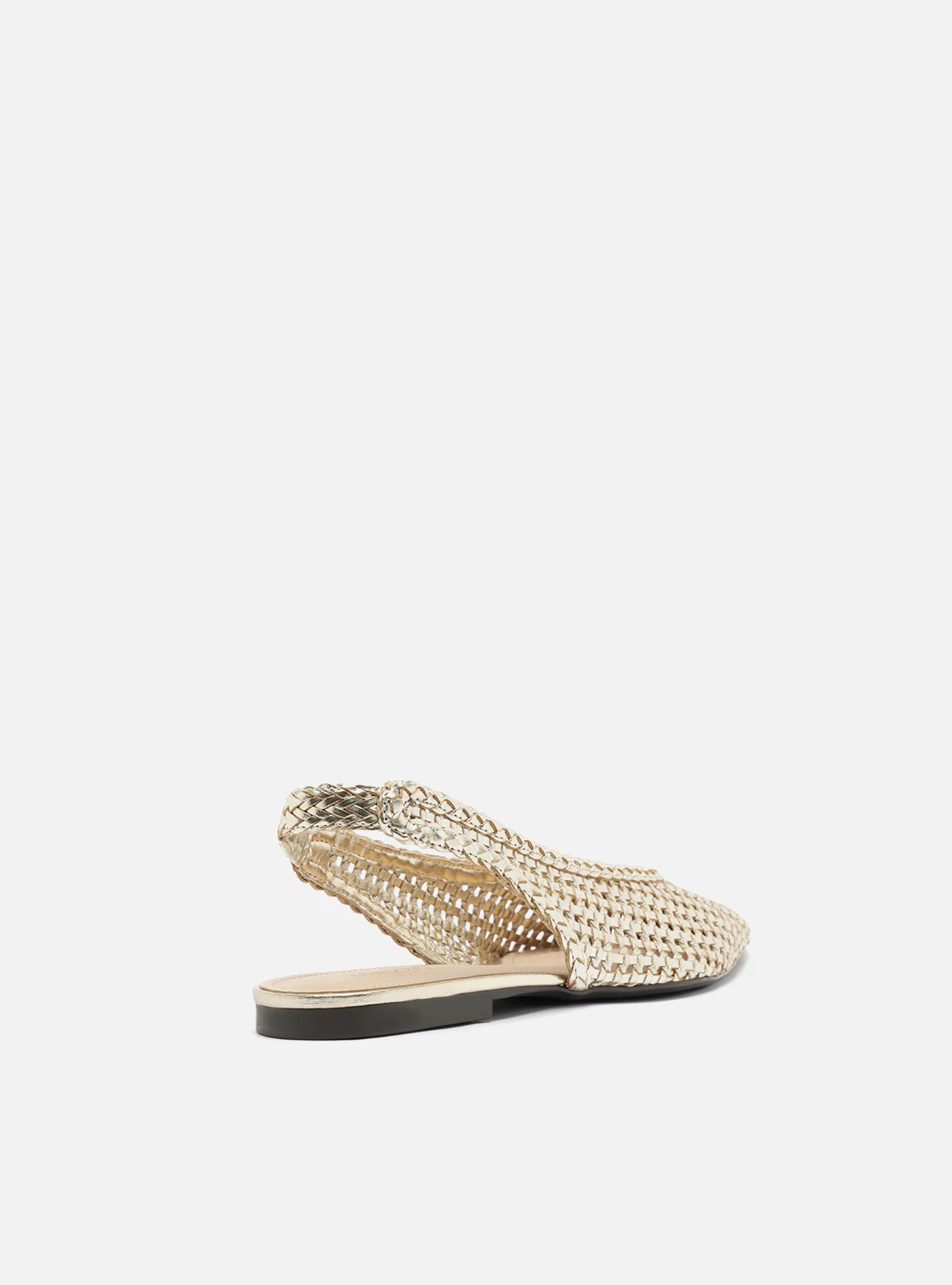Eva Ballet Leather Flat - Image 3
