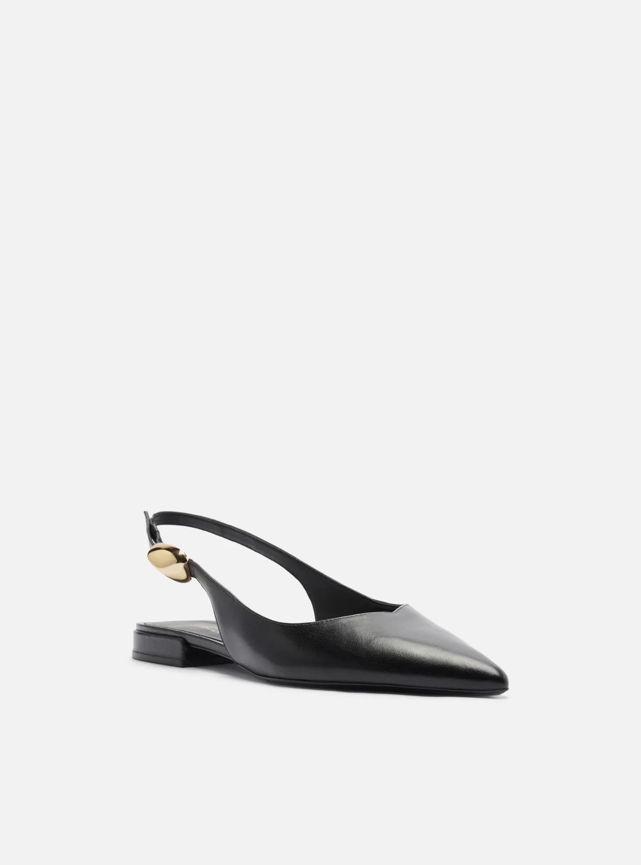 Farrah Ballet Leather Flat - Image 3