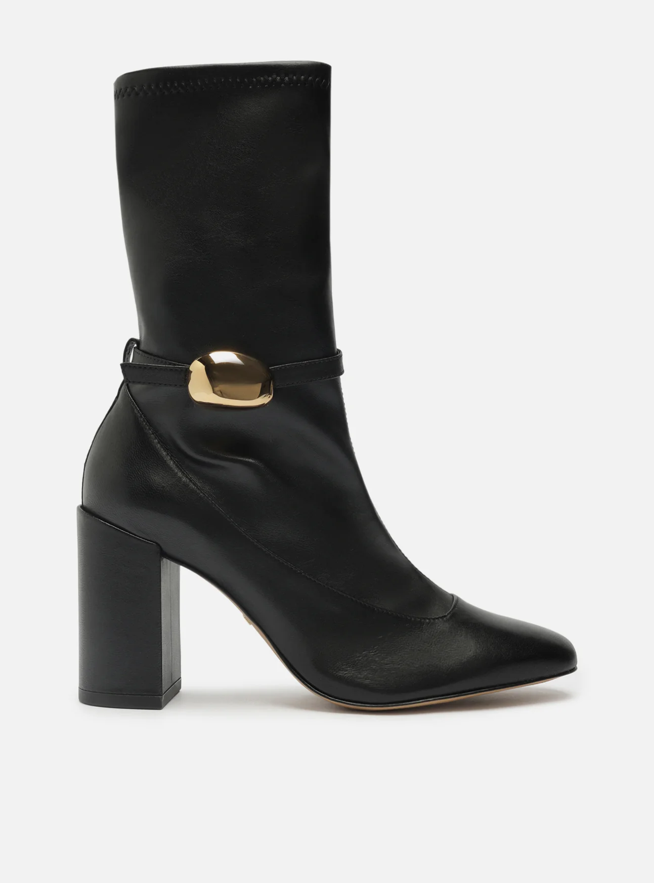 Farrah High Block Leather Boot