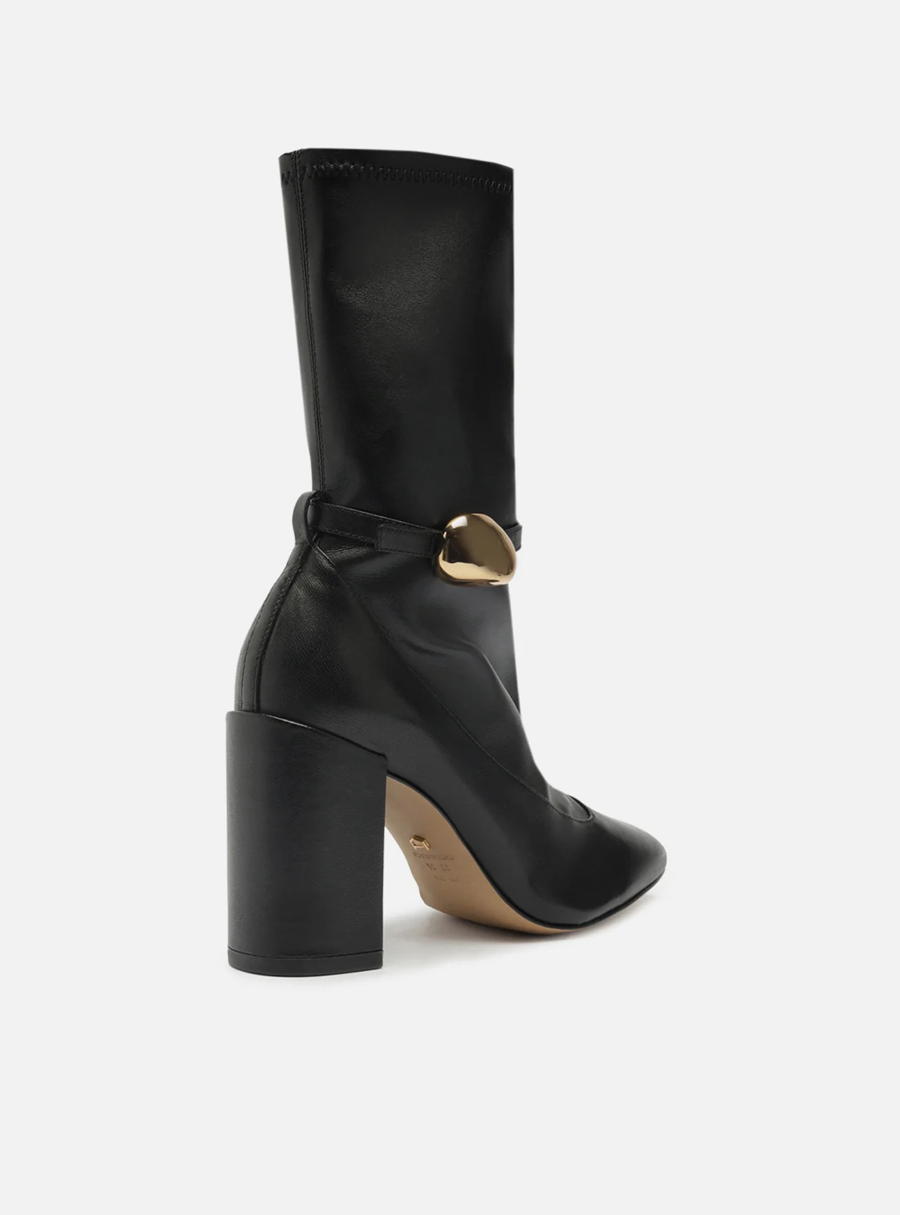 Farrah High Block Leather Boot - Image 4