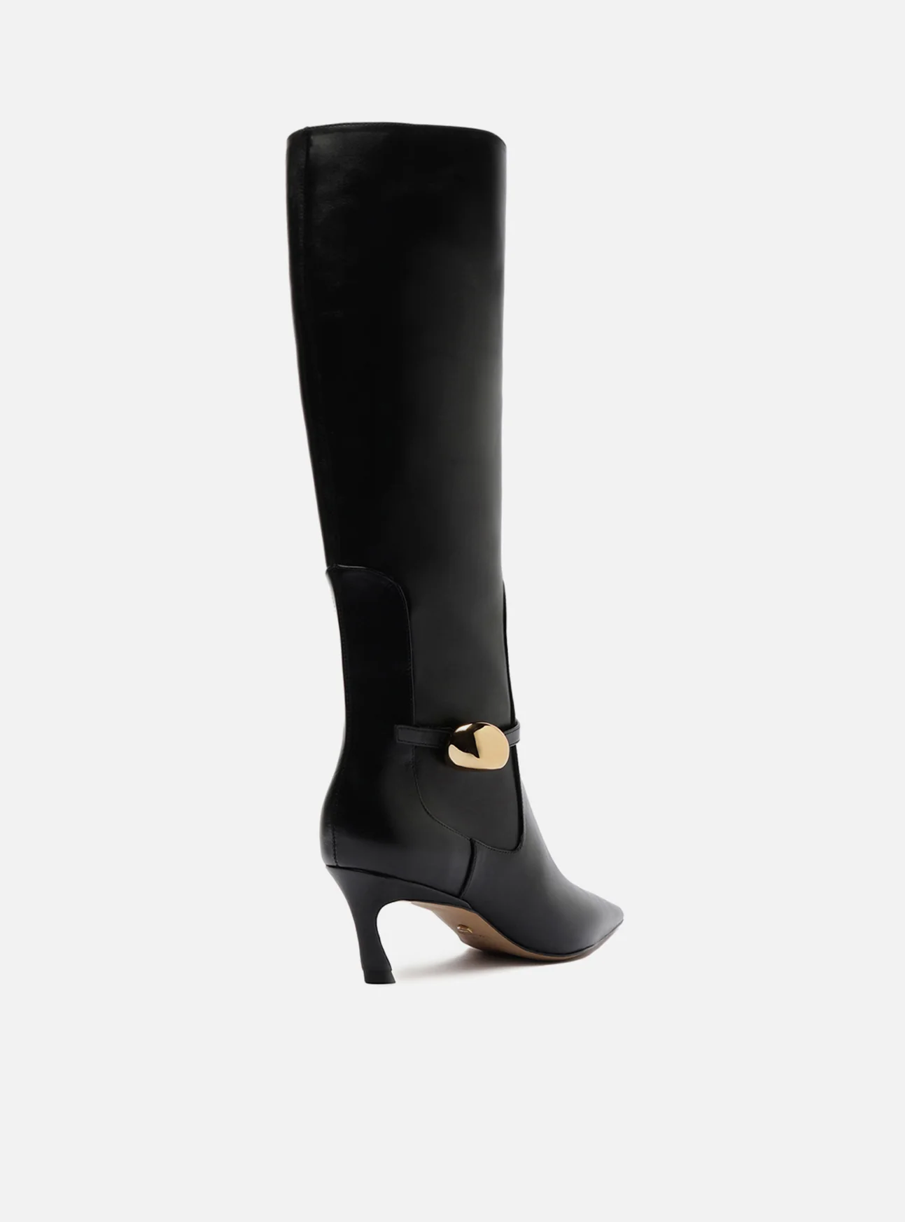 Farrah Low Stiletto Leather Boot - Image 5