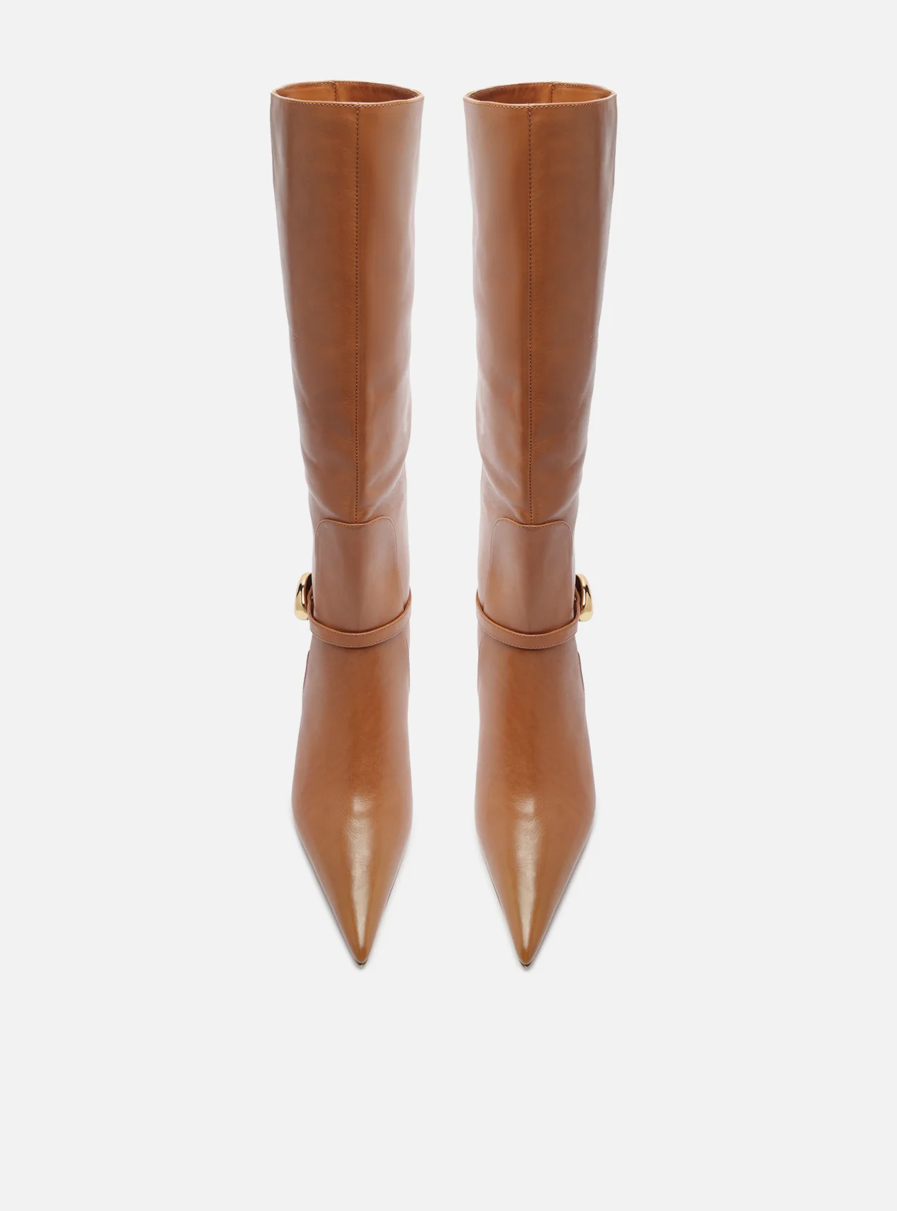 Farrah Low Stiletto Leather Boot - Image 6