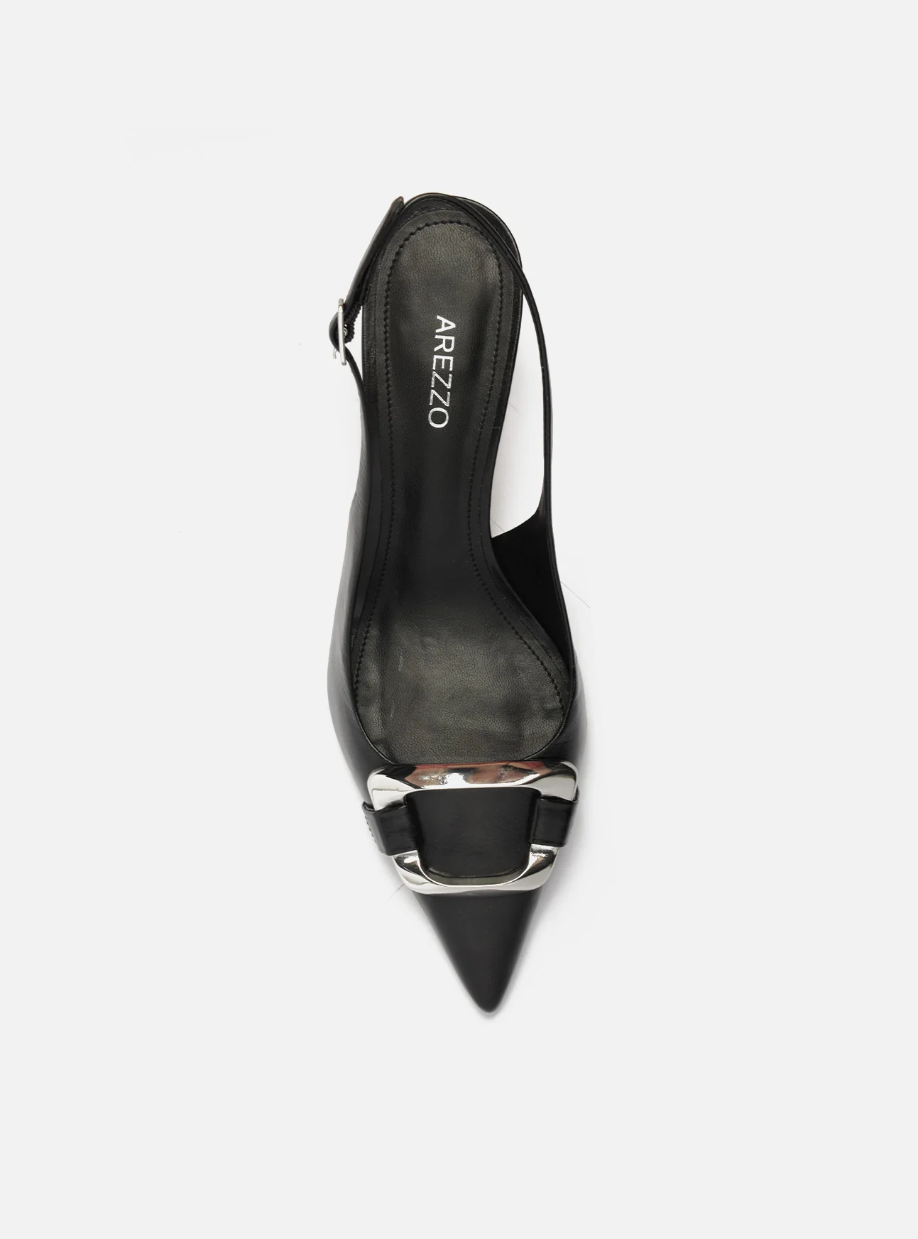 Felicity Low Stiletto Leather Pump - Image 3