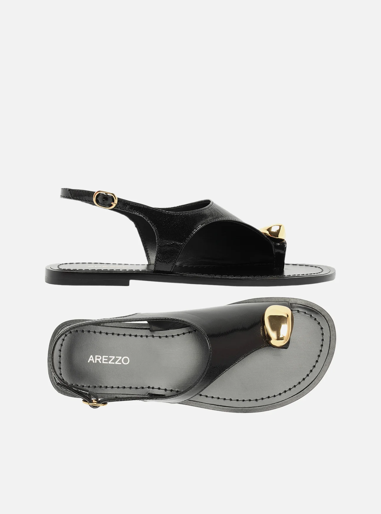 Freya Leather Flat - Image 3