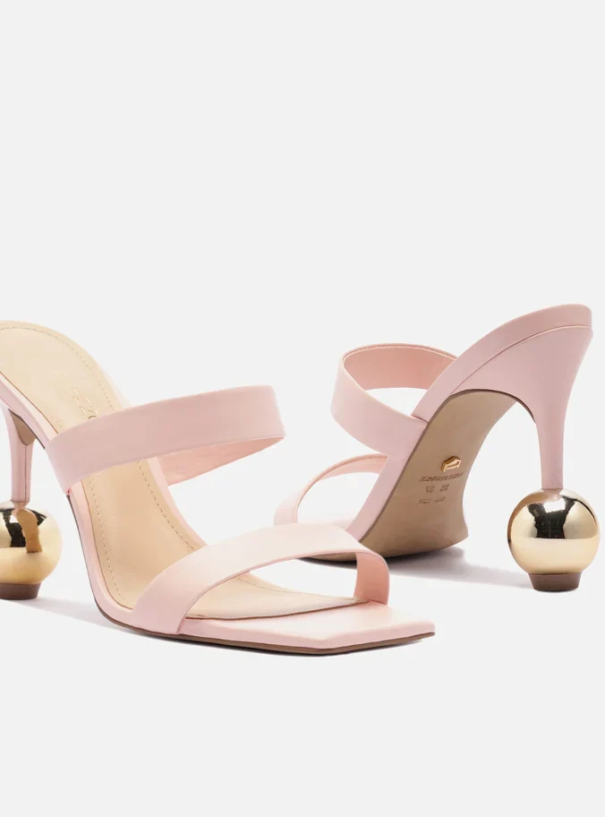 Gianna Leather Stiletto Sandal - Image 4