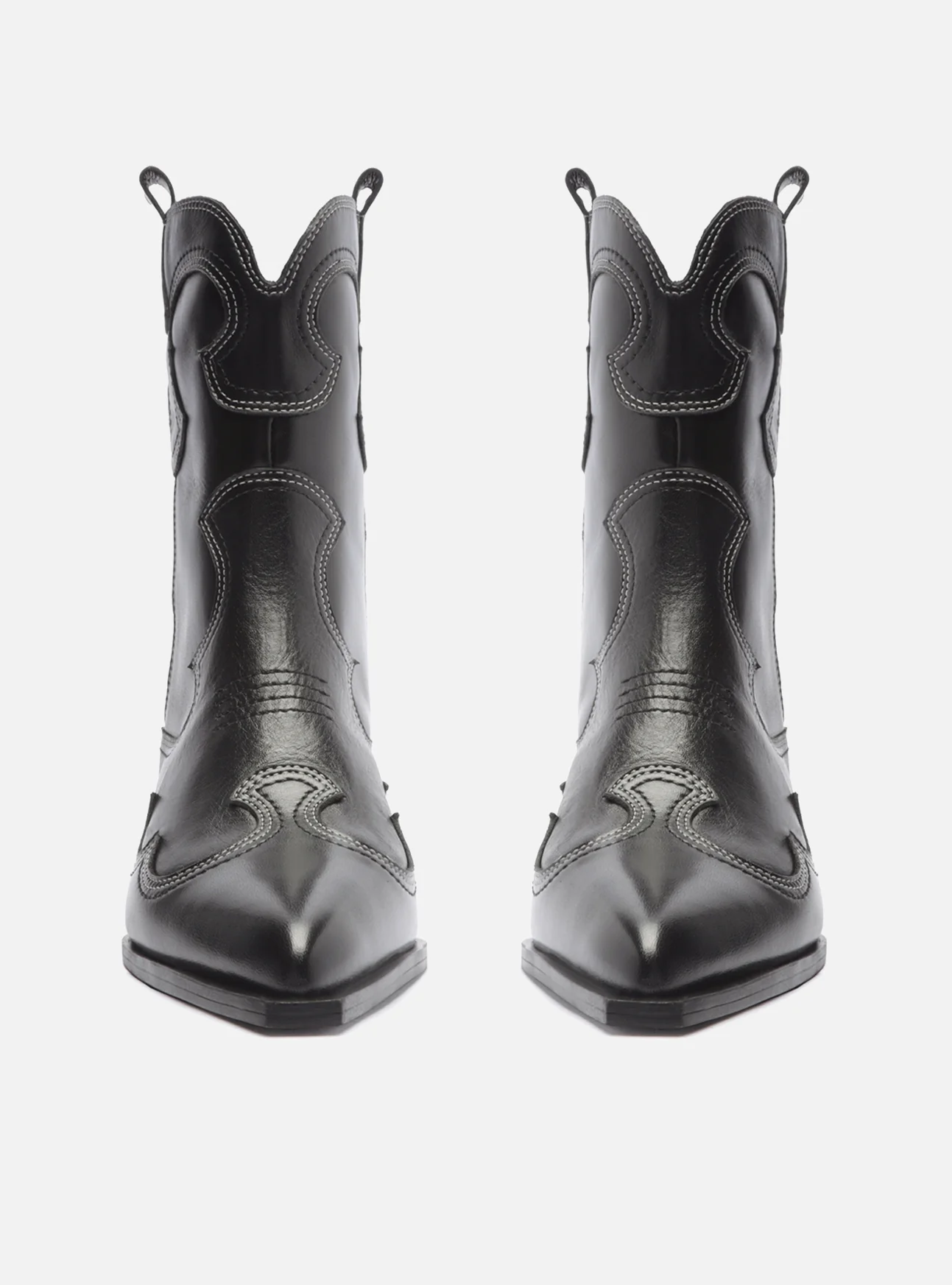 Giovanna Leather  Block Boot - Image 5