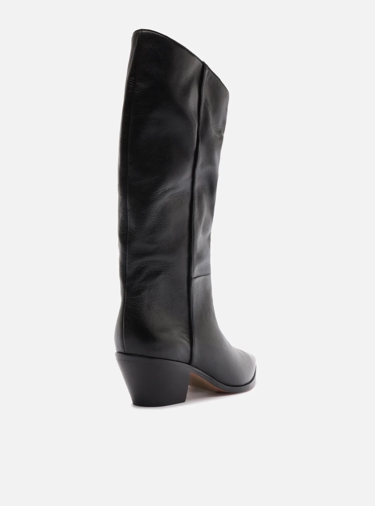 Harlowe Low Block Leather Boot - Image 6