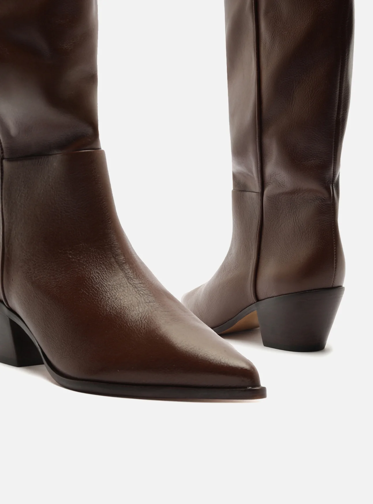 Harlowe Low Block Leather Boot - Image 3