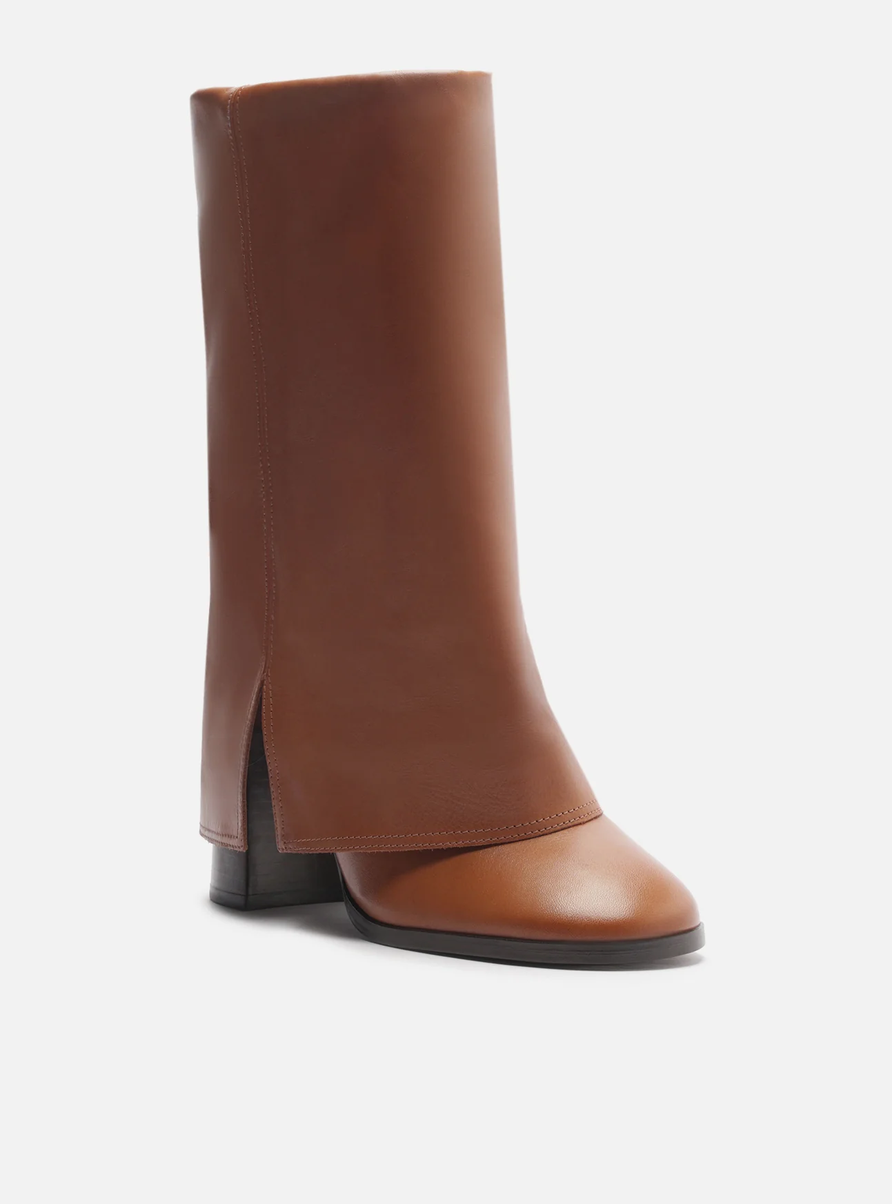 Harper Mid Block Leather Boot - Image 3