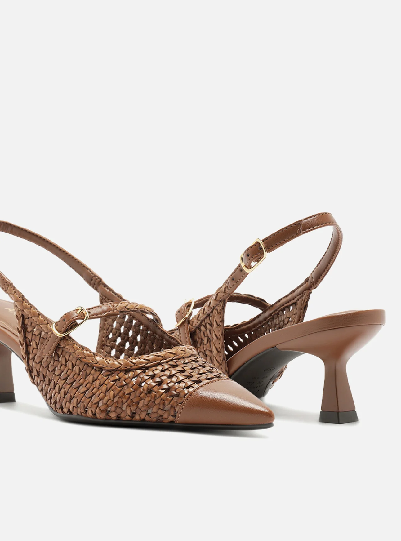 Hazel Mid Stiletto Leather Pump - Image 4