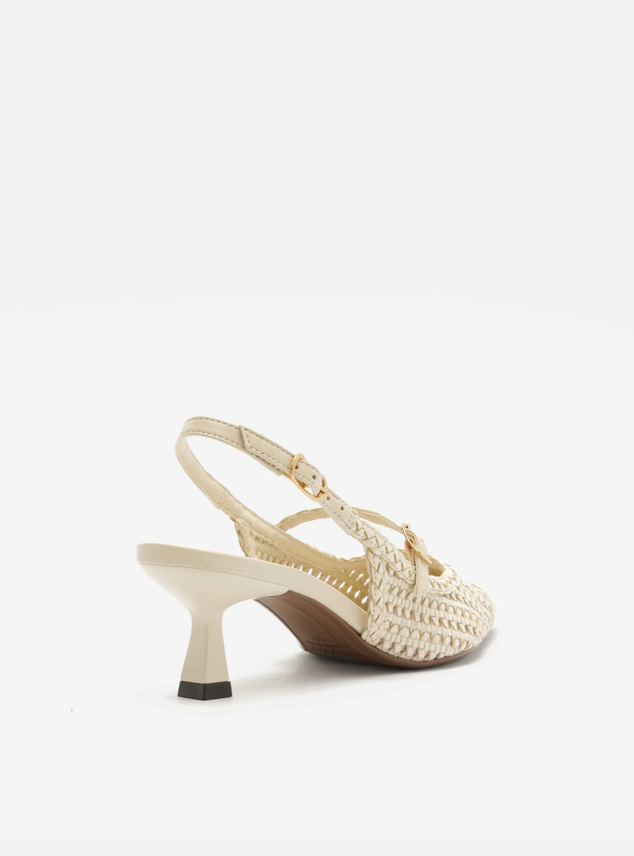Hazel Mid Stiletto Leather Pump - Image 3
