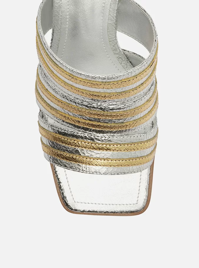 Heidi Leather Block Sandal - Image 3