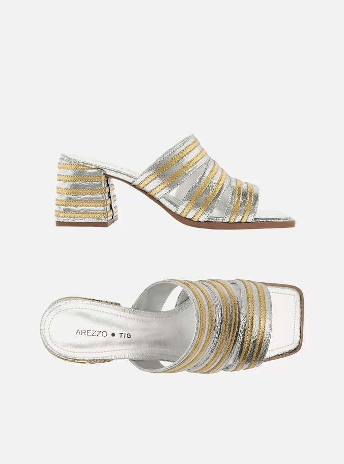 Heidi Leather Block Sandal - Image 6