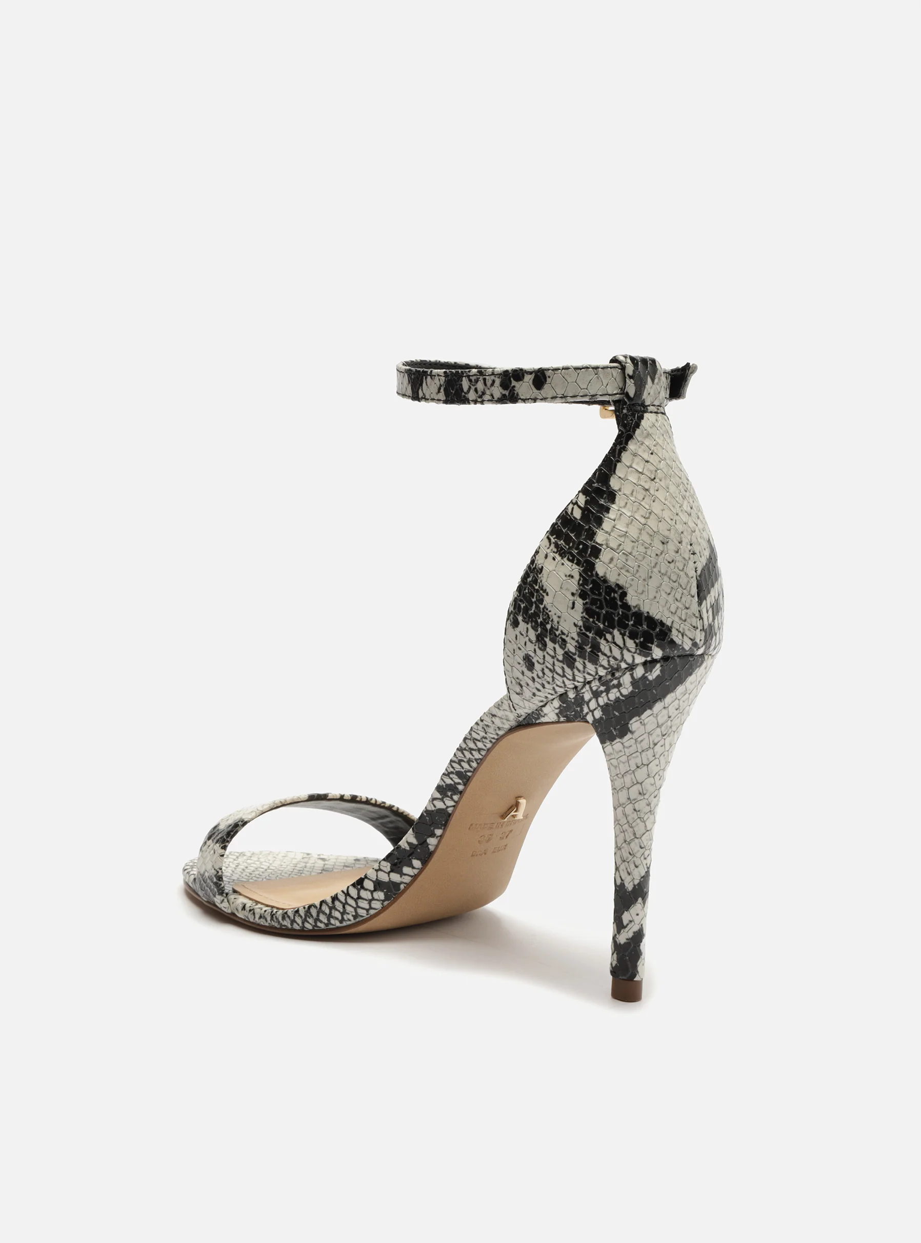 Isabelli Leather Stiletto Sandal - Image 6