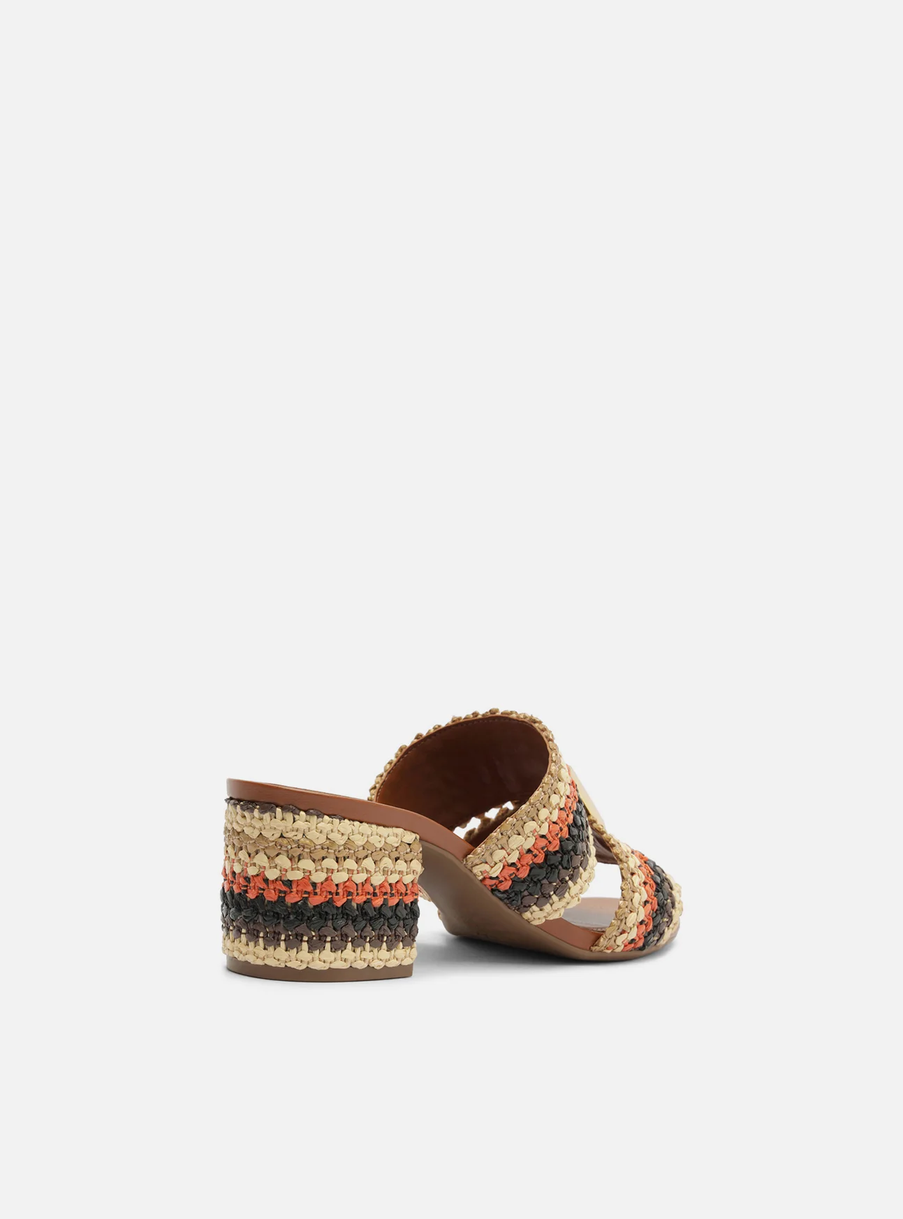 Jackie Mid Block Synthetic Sandal - Image 3