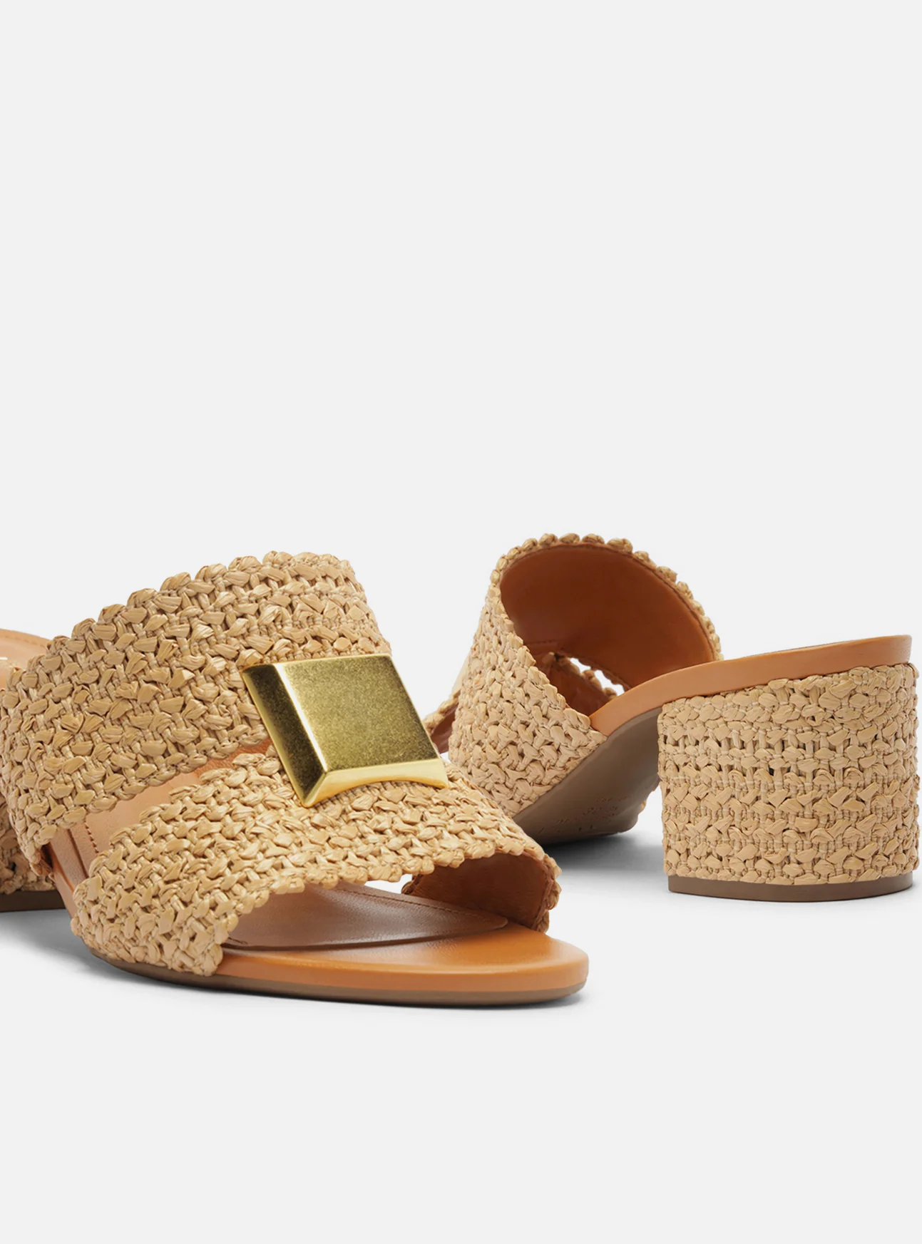 Jackie Mid Block Synthetic Sandal - Image 7