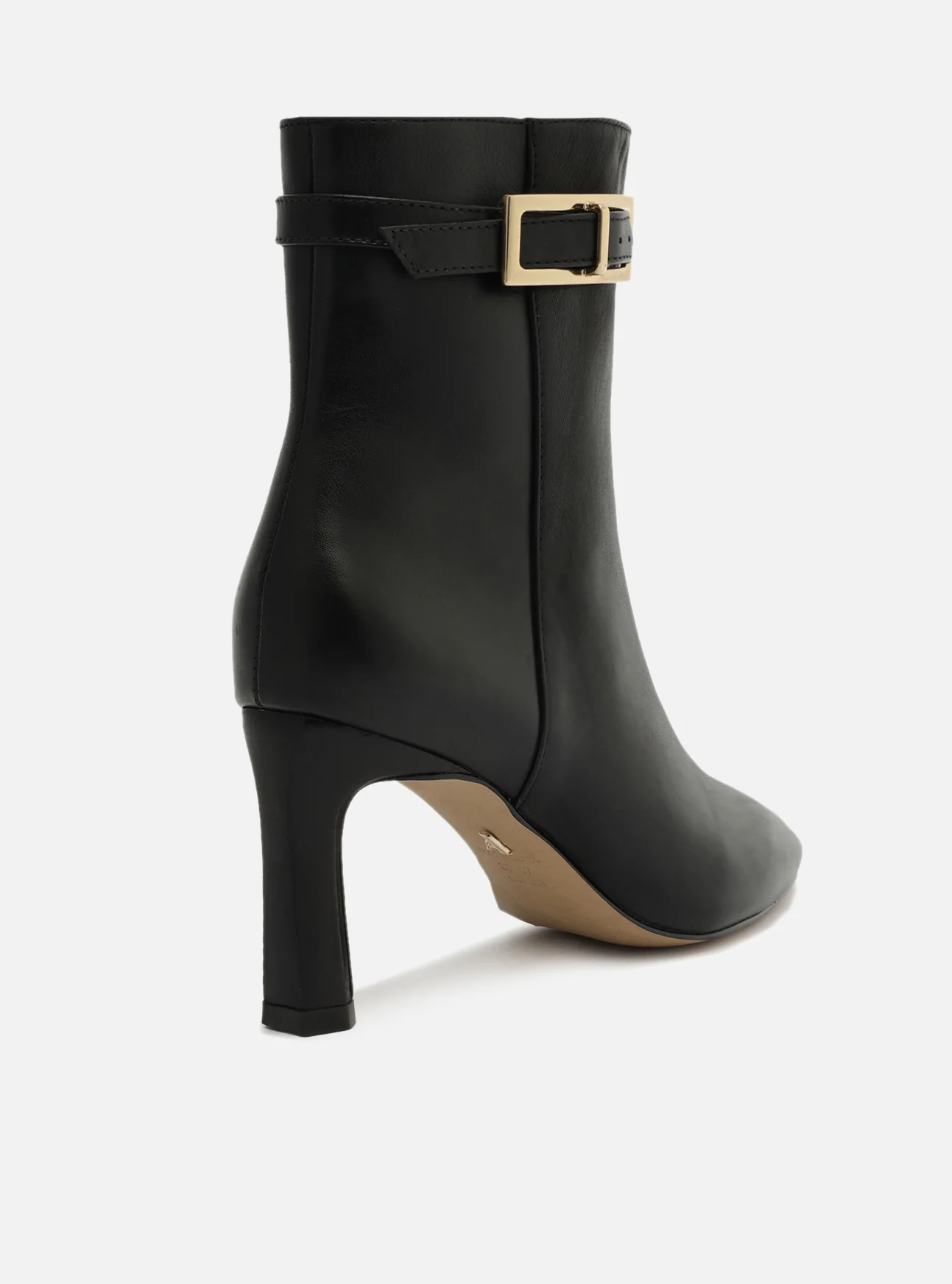 Josie Leather Stiletto Boot - Image 3