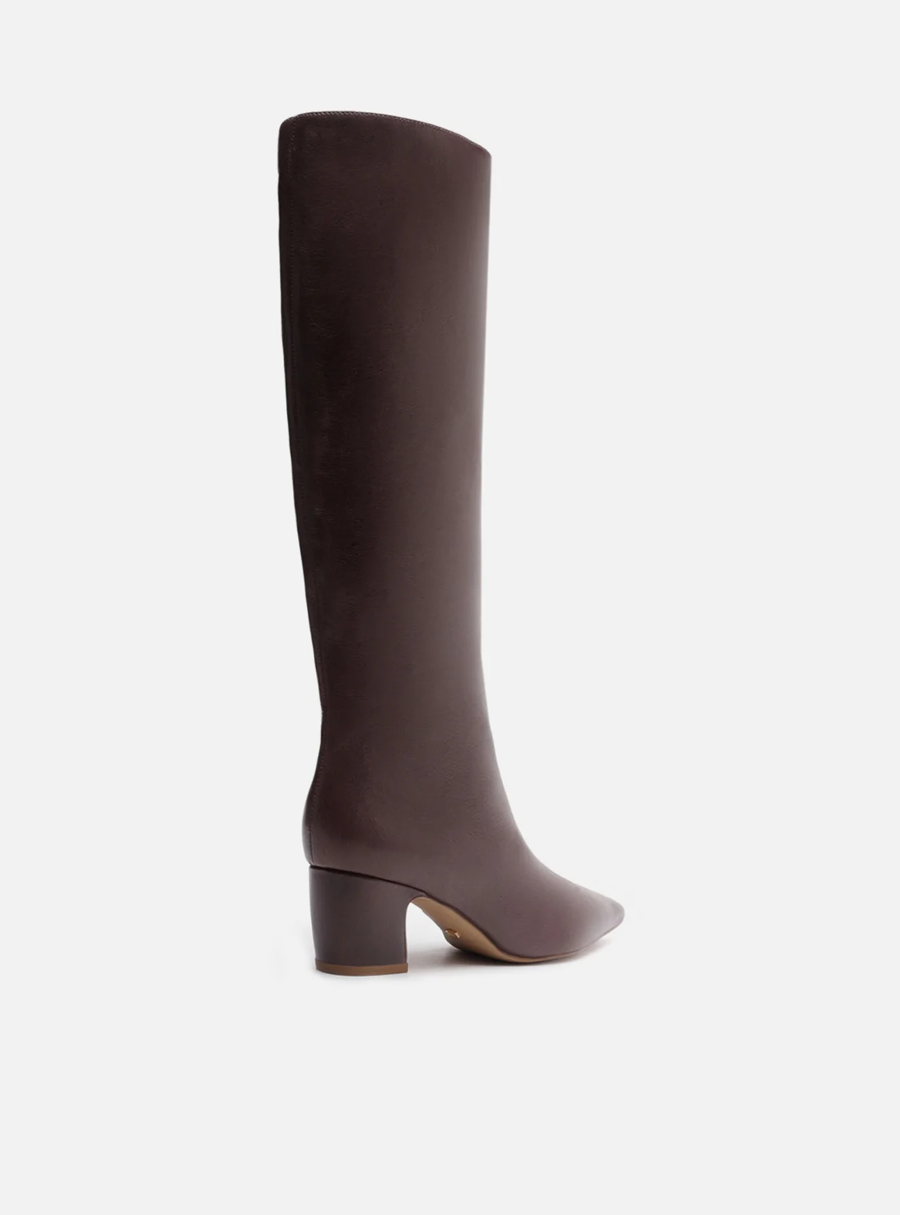 Julie Mid Block Leather Boot - Image 4
